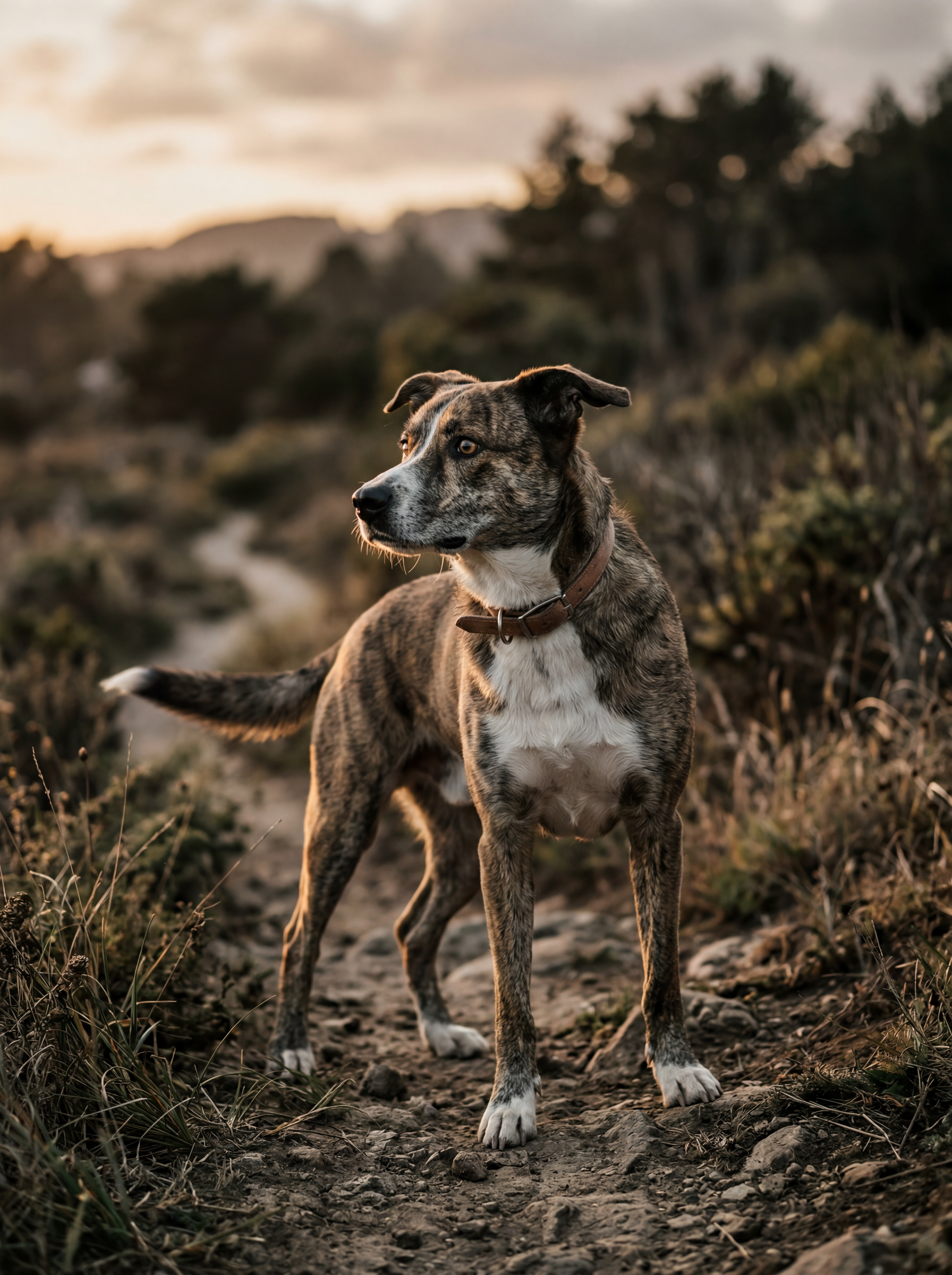 Dog portrait creative
